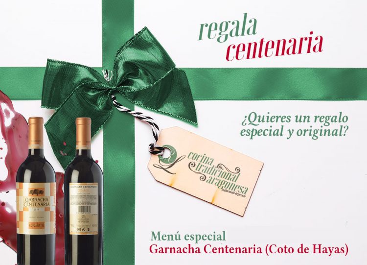 Tarjeta Regalo 'MENÚ GARNACHA CENTENARIA'